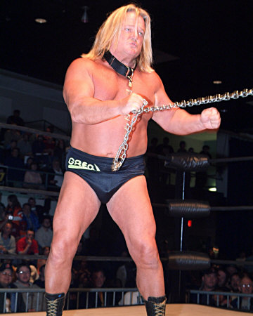 hotter and hotter with age) with recognisable wrestlers Greg Valentine,
