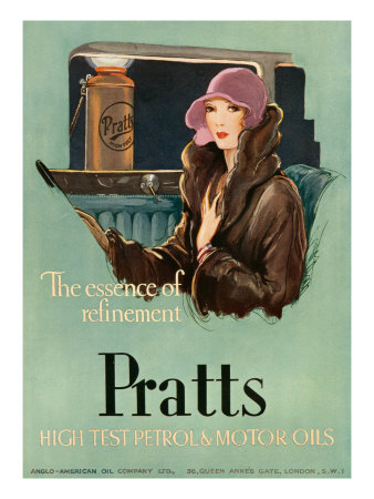 magazine advertisement. Pratts, Magazine Advertisement