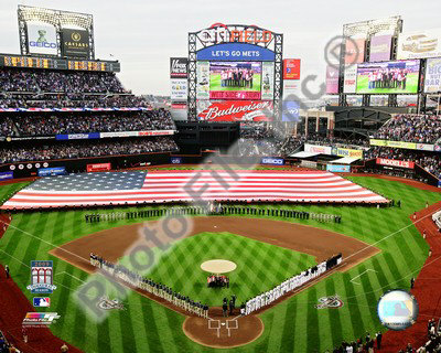2009 Citi Field Inaugural Game National Anthem Photo