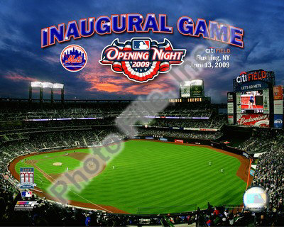 2009 Citi Field Inaugural Game Photo
