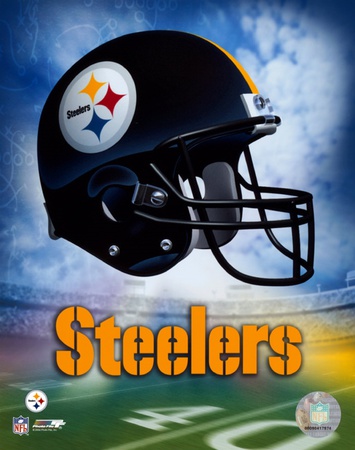 Pittsburgh Steelers Helmet Logo ©Photofile Framed Art Print