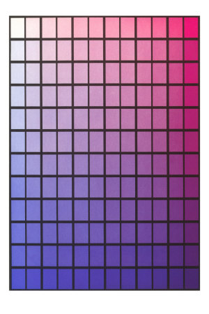 Squares with Gradated Blue to Purple Premium Poster