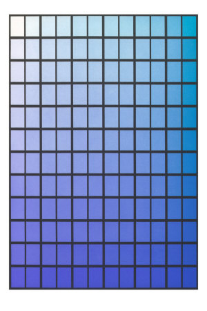 Squares with Gradated Blues Premium Poster