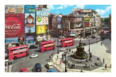 Picadilly Circus, London, England Premium Poster