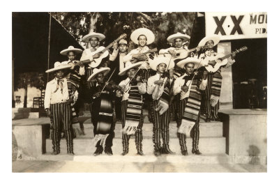 Mariachi Band, Mexico Premium Poster