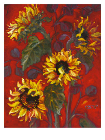 Tournesols I reproduction procédé giclée