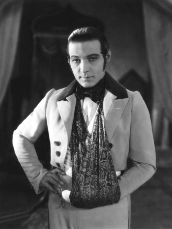 The Eagle, Rudolph Valentino, On-Set with His Arm in a Sling after an Automobile Accident, 1925 Photo