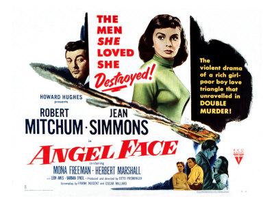 Angel Face, Robert Mitchum, Jean Simmons, 1952 Photo