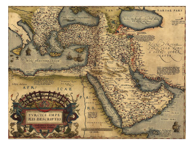 a map of asia minor. 1570 Map of Asia Minor,