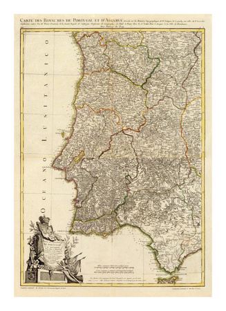 Composite: Portugal, Algarve, c.1780 Prints by Giovanni Antonio Bartolomeo Rizzi Zannoni