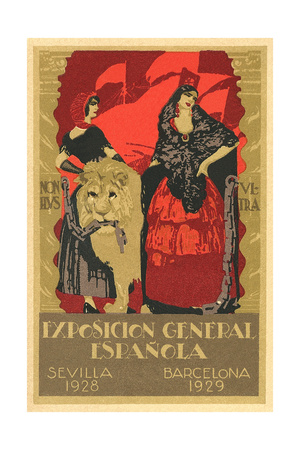 Spanish Fair Premium Poster