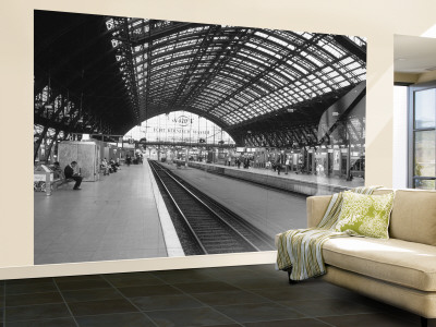 french railway station wallpaper. Train Station, Cologne, Germany Wall Mural