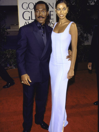 eddie murphy wife. Comedian Actor Eddie Murphy and Wife, Nicole Mitchell at the Golden Globe 