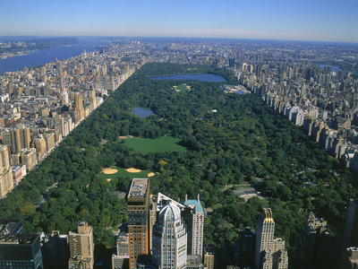 central park nyc pictures. Aerial View of Central Park,