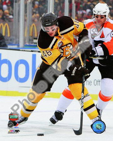 David Krejci 2010 NHL Winter Classic Photo