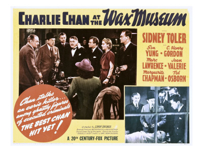 Charlie Chan at the Wax Museum, Inset Top and Bottom Second from Left: Sidney Toler, 1940 Photo