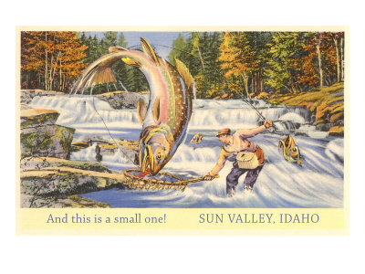 And This is a Small One, Sun Valley, Idaho, Giant Fish Prints