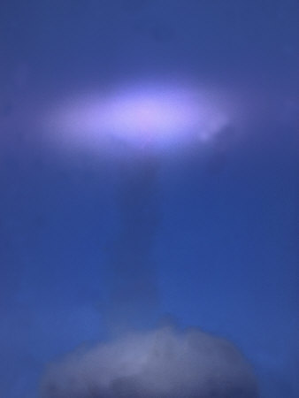 Apollo 11 Disappears into a Cloud During Launch on July 16, 1969 Photographic Print by O. Louis Mazzatenta