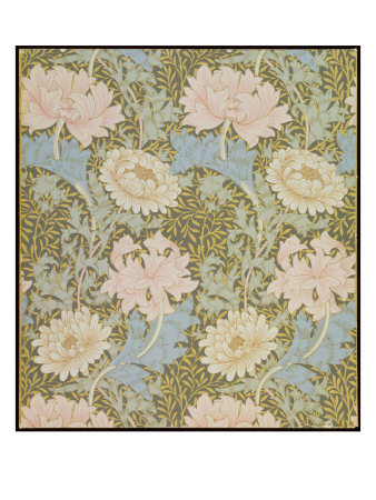 william morris wallpaper prints. Chrysanthemum#39; Wallpaper, 1876 Giclee Print