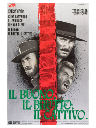 The Good, The Bad and The Ugly, Italian Movie Poster, 1966 Posters