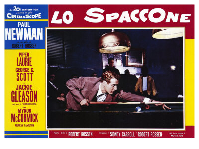 The Hustler, Italian Movie Poster, 1961 reproduction procédé giclée
