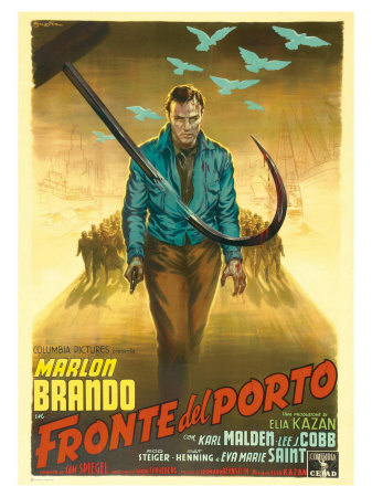 On the Waterfront, Italian Movie Poster, 1954 Posters