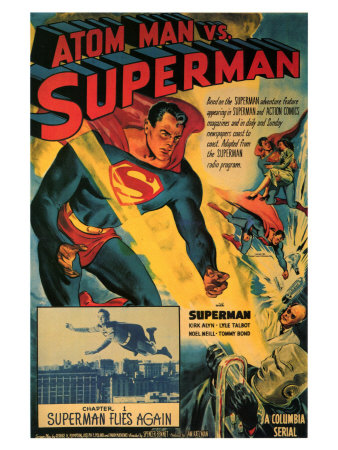 Atom Man Vs. Superman, 1948 Posters