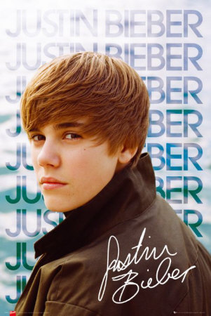 justin bieber black and white poster. Justin Bieber Poster