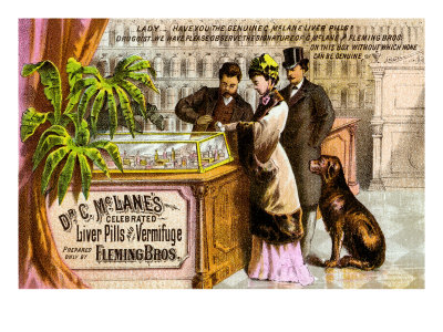 Dr. C Mclane's Celebrated Liver Pills and Vermifuge Posters