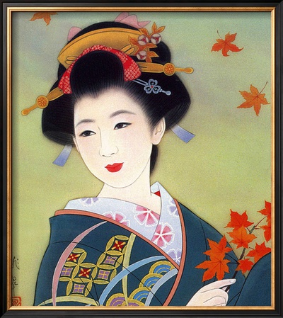 japanese-geisha-in-fall-leaves