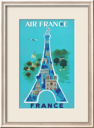 monuments of france. Air France: Eiffel Tower and