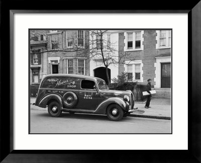 1939 Ford V8 Panel Delivery Truck Framed Giclee Print