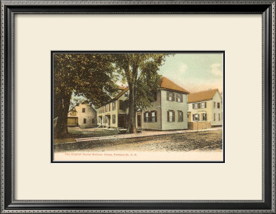 Daniel Webster House, Portsmouth, New Hampshire Framed Art Print