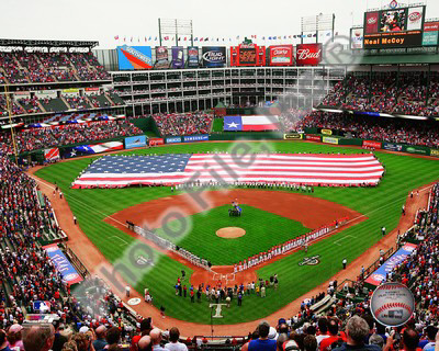 Rangers Ballpark 2010 Opening Day Photo