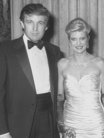 donald trump wife ivana. Donald Trump and Wife Ivana at