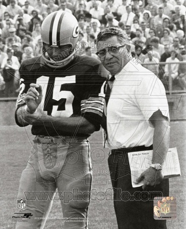 NFL Vince Lombardi & Bart Starr Photo