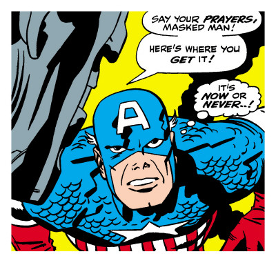 Marvel America on Marvel Comics Retro  Captain America Comic Panel  Villain Monologue