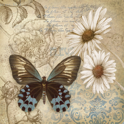 Jard�n de mariposas I L�mina