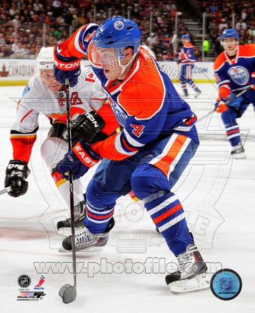 Edmonton Oilers Taylor Hall 2010-11 Action Photo!