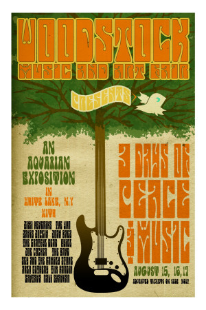 Woodstock Premium Poster
