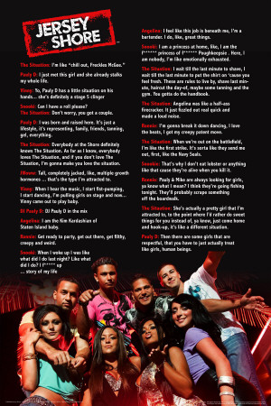 Jersey Shore - Quotes Poster
