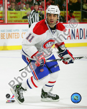 Scott Gomez 2010-11 Action Photo