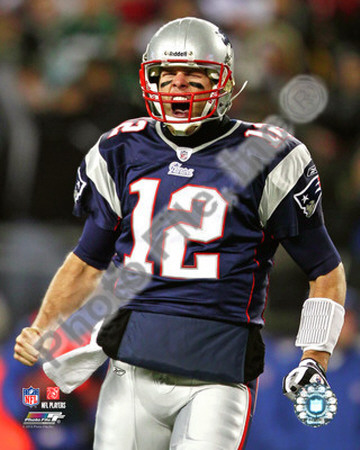 Tom Brady 2010 Action Photo