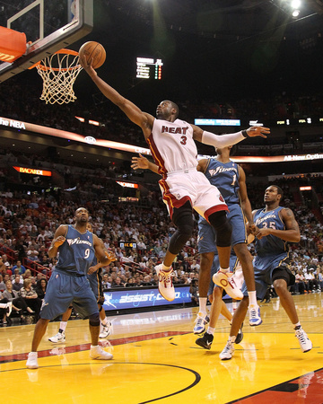 Washington Wizards v Miami Heat: Dwyane Wade Photo by Mike Ehrmann