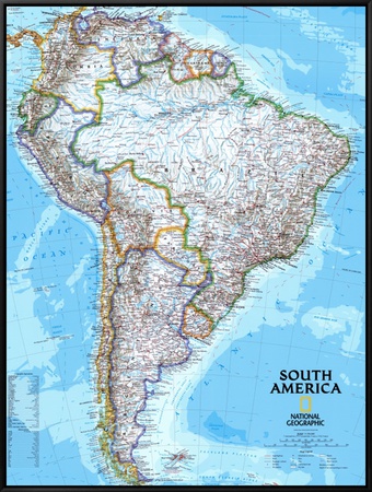 political map of central america and the caribbean. South America Political Map
