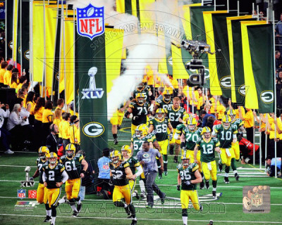Green Bay Packers Super Bowl XLV Introduction Photo