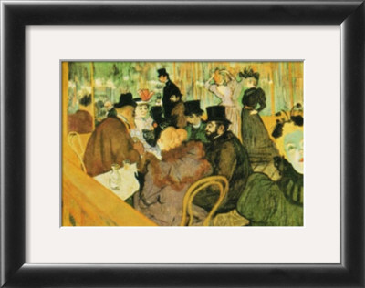 Toulouse Lautrec Moulin Rouge. Le Moulin Rouge Framed Art