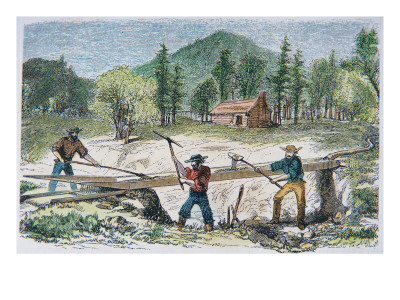 gold rush california for kids. Gold Rush of 1849 Giclee