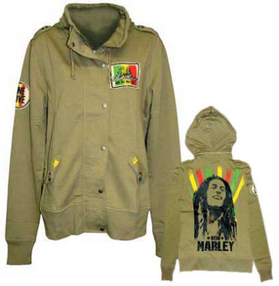  Marley Clothing  Women on Women S Zip Hoodie  Bob Marley   Military T Shirt   Allposters Co Uk