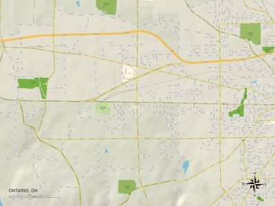 physical map of albania. physical map of ontario